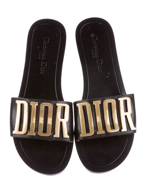 dior slide black|christian dior slides women's.